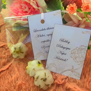 Ajándék pedagógus napra illatviasz virág, Otthon & Életmód, Gyertya, illat, aroma, Illatviasz, Gyertya-, mécseskészítés, MESKA