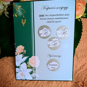 Bababejelentő ajándék kaparós sorsjegy, Játék & Sport, Keresztelőajándékok, Mindenmás, MESKA