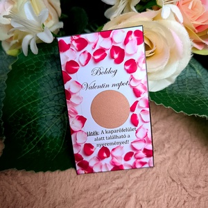 Valenti napi ajándék kaparós sorsjegy - otthon & életmód - papír, írószer - ajándékozás kellékei - ajándék sorsjegy - Meska.hu