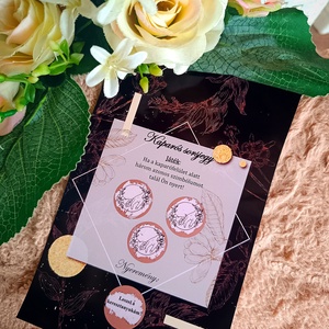 Keresztanya felkérő ajándék kaparós sorsjegy fekete rose, Játék & Sport, Keresztelőajándékok, Mindenmás, MESKA