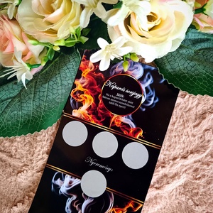 Keresztapa felkérő ajándék kaparós sorsjegy fekete márvány - játék & sport - keresztelőajándékok - Meska.hu