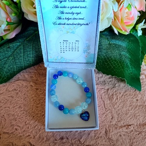 Ajándék szerencse karkötő ballagásra pedagógusnak, Ékszer, Karkötő, Ásványkarkötő, Ékszerkészítés, MESKA