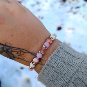 Ajándék szerencse karkötő ballagásra pedagógusnak - ékszer - karkötő - ásványkarkötő - Meska.hu