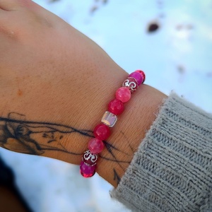 Ajándék energia védelem karkötő ballagásra pedagógusnak - ékszer - karkötő - ásványkarkötő - Meska.hu