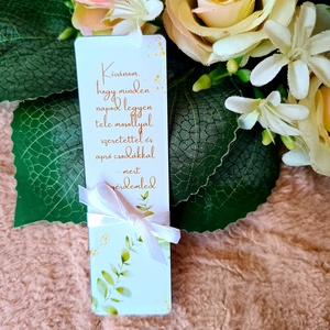 Ajándék egyedi feliratos könyvjelző motivációs, Könyv & Zene, Könyvjelző, Fotó, grafika, rajz, illusztráció, MESKA