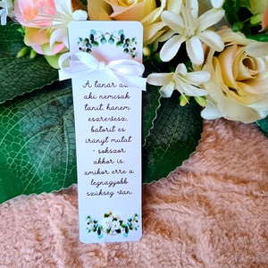 Ajándék egyedi feliratos könyvjelző pedagógusnak, Könyv & Zene, Könyvjelző, Fotó, grafika, rajz, illusztráció, MESKA