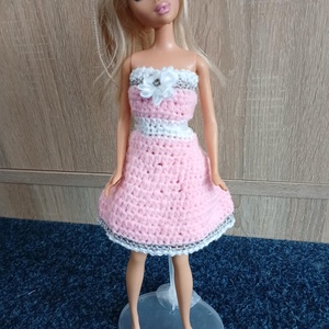 Horgolt ruha Barbie típusú babára. Új. Kézműves termék  - játék & sport - baba & babaház - barbie ruhák - Meska.hu