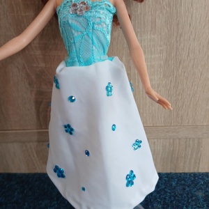 Csodaszép Barbie kék báli ruha. , Játék & Sport, Baba & babaház, Barbie ruhák, Varrás, MESKA