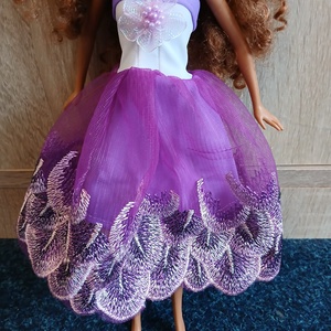 Lila báli ruha Barbie babára. ÚJ. , Játék & Sport, Baba & babaház, Babaruha, babakellék, Varrás, MESKA