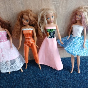 4 db gyönyörű Barbie ruha. (11.), Játék & Sport, Baba & babaház, Barbie ruhák, Varrás, MESKA
