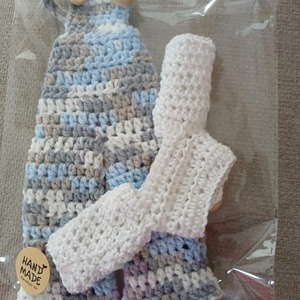 Barbie babára horgolt színátmenetes kétrészes.  - játék & sport - baba & babaház - barbie ruhák - Meska.hu