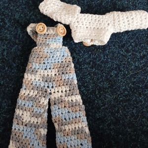 Barbie babára horgolt színátmenetes kétrészes.  - játék & sport - baba & babaház - barbie ruhák - Meska.hu