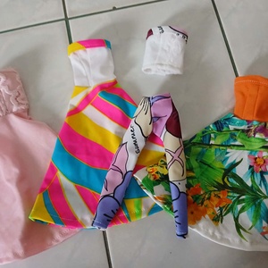 4 db gyönyörű Barbie ruha. (9) - játék & sport - baba & babaház - barbie ruhák - Meska.hu