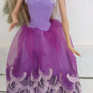 Csodaszép lila báli ruha Barbie babára. Egyedi. - játék & sport - baba & babaház - barbie ruhák - Meska.hu