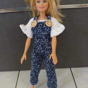 Horgolt kertésznadrág Barbie babára  Új. Kézzel készült. 2200/db. - Meska.hu