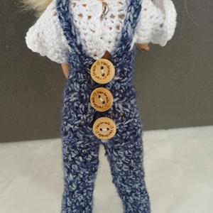 Horgolt kertésznadrág Barbie babára  Új. Kézzel készült. 2200/db. - játék & sport - baba & babaház - barbie ruhák - Meska.hu