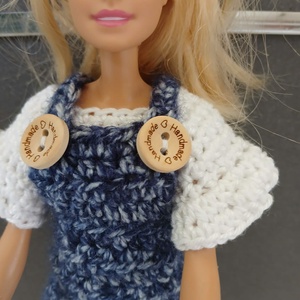 Horgolt kertésznadrág Barbie babára  Új. Kézzel készült. 2200/db. - játék & sport - baba & babaház - barbie ruhák - Meska.hu