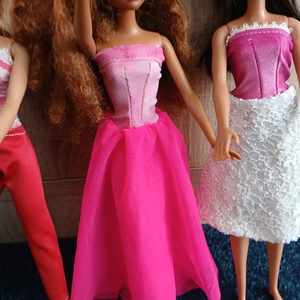 4 darabos kézműves Barbie ruha csomag � Egyedi, kézzel készített babaruha szett (1.) - játék & sport - baba & babaház - barbie ruhák - Meska.hu