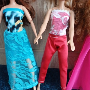 4 darabos kézműves Barbie ruha csomag � Egyedi, kézzel készített babaruha szett (1.) - játék & sport - baba & babaház - barbie ruhák - Meska.hu