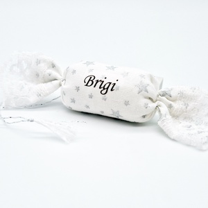 Névreszóló textil szaloncukor - Meska.hu