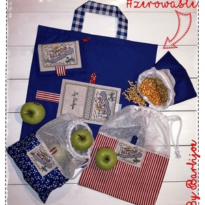 Nekem a Balaton, bevásárló szett, bevásárlótáska+öko zsákok, bevásárló zsákok. - táska & tok - bevásárlás & shopper táska - shopper, textiltáska, szatyor - Meska.hu