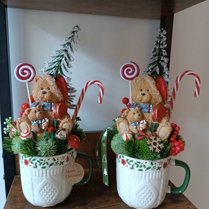 Adventi dísz bögrében - Meska.hu