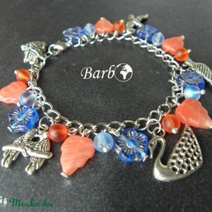 Madarak - karkötő - ékszer - karkötő - charm karkötő - Meska.hu