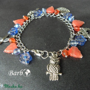 Madarak - karkötő - ékszer - karkötő - charm karkötő - Meska.hu