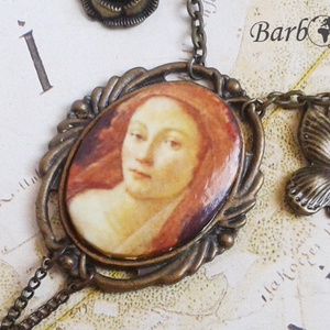 Milady - antik bronz nyaklánc - ékszer - nyaklánc - cameo nyaklánc - Meska.hu