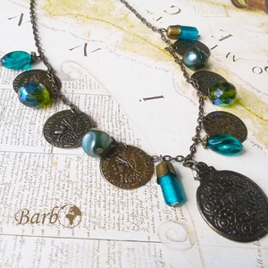 Kincses Sziget - antik bronz nyaklánc -  - Meska.hu