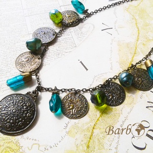 Kincses Sziget - antik bronz nyaklánc -  - Meska.hu