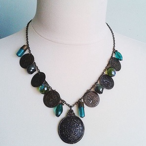 Kincses Sziget - antik bronz nyaklánc -  - Meska.hu