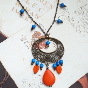 Fiesta - nyaklánc - ékszer - nyaklánc - medálos nyaklánc - Meska.hu