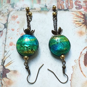 Rialto - lámpagyöngyös fülbevaló - ékszer - fülbevaló - lógó fülbevaló - Meska.hu