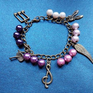 Ballerina - bronz karkötő - ékszer - karkötő - charm karkötő - Meska.hu