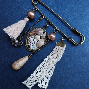 Csigagyűjtő - kitűző - ékszer - kitűző és bross - kitűző - Meska.hu
