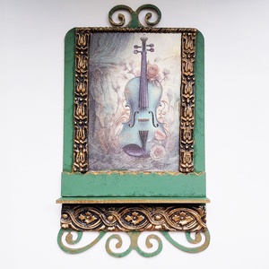 Hegedűszó - fali dísz polc - Meska.hu Hegedűszó - fali dísz polc - Meska.hu