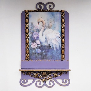 Hattyúdal - fali dísz polc - Meska.hu Hattyúdal - fali dísz polc - Meska.hu