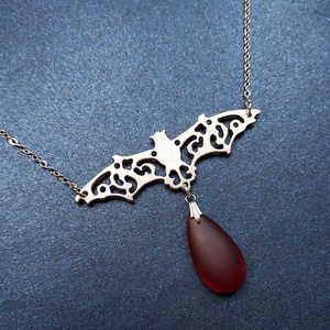 Drakula Menyasszonya - ékszerszett - ékszer - nyaklánc - medálos nyaklánc - Meska.hu