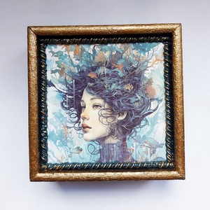 Korall Úrnő - díszdoboz - Meska.hu