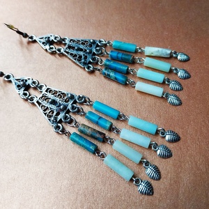 Dzsembori - fülbevaló - ékszer - fülbevaló - csillár fülbevaló - Meska.hu