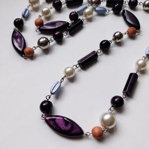 Északi Fény - hosszú nyaklánc - ékszer - nyaklánc - hosszú nyaklánc - Meska.hu