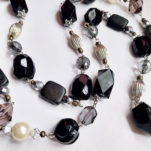 Fény és Árnyék - hosszú nyaklánc - ékszer - nyaklánc - hosszú nyaklánc - Meska.hu