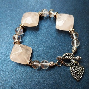 Jégmező - karkötő  - ékszer - karkötő - gyöngyös karkötő - Meska.hu