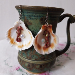 Jamaika - ásványgyöngyös fülbevaló - ékszer - fülbevaló - lógó fülbevaló - Meska.hu