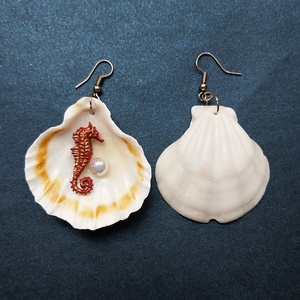 Jamaika - ásványgyöngyös fülbevaló - ékszer - fülbevaló - lógó fülbevaló - Meska.hu