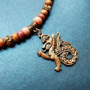 Cymru - nyaklánc, Ékszer, Nyaklánc, Gyöngyös nyaklánc, Ékszerkészítés, MESKA