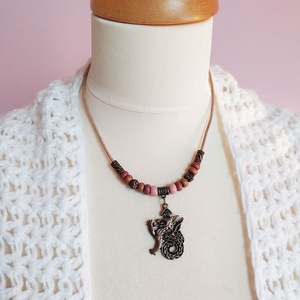 Cymru - nyaklánc - ékszer - nyaklánc - gyöngyös nyaklánc - Meska.hu