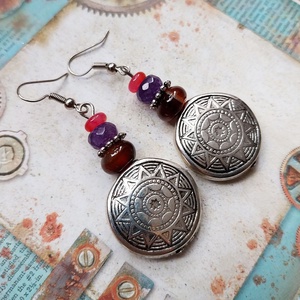 Kongó - fülbevaló - ékszer - fülbevaló - lógó fülbevaló - Meska.hu