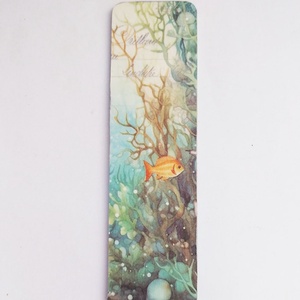 Korallzátony könyvjelző - könyv & zene - könyvjelző - Meska.hu